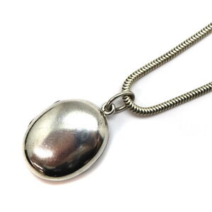 TIFFANY Co Locket Pendant Silver Jewelry Accessory Kantei kyoku Akanebe